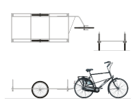 Chassis aus Winkelstahl und Rohren